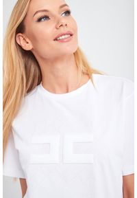Elisabetta Franchi - T-shirt ELISABETTA FRANCHI. Okazja: na co dzień. Materiał: materiał. Styl: casual #4