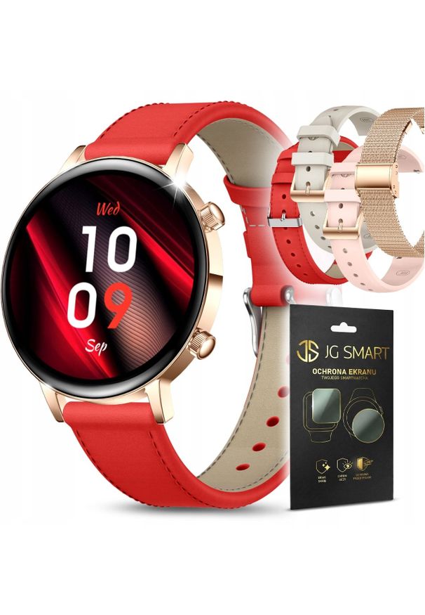 Smartwatch JG Smart SMARTWATCH MK96 - ZŁOTY. Rodzaj zegarka: smartwatch. Kolor: złoty