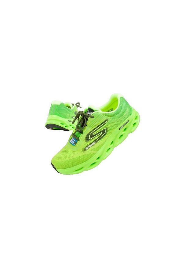skechers - Buty do biegania Mężczyzna Skechers Go Run zielony. Kolor: zielony. Materiał: syntetyk, materiał. Model: Skechers Sport. Sport: bieganie