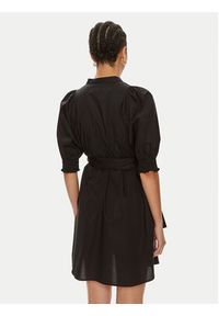 TwinSet - TWINSET Sukienka koszulowa 241TT2201 Czarny Regular Fit. Kolor: czarny. Materiał: bawełna. Typ sukienki: koszulowe