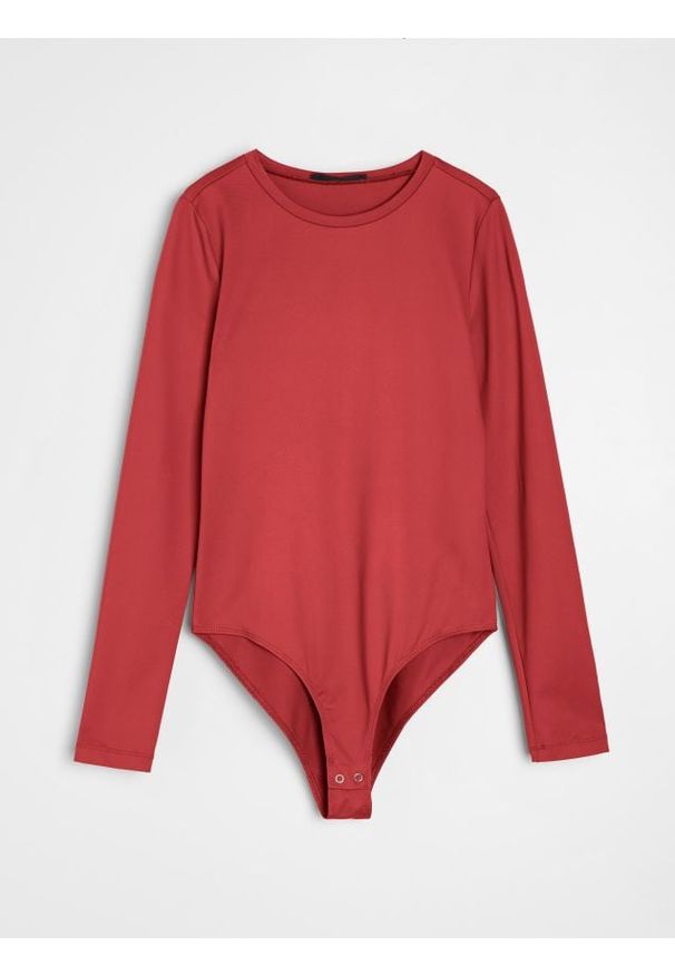 Sinsay - Body z długim rękawem - Inny. Długość rękawa: długi rękaw. Długość: długie
