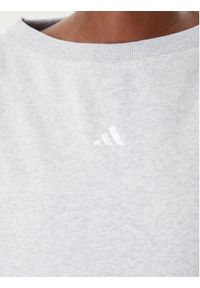 Adidas - adidas Bluza Seasonal Essentials 3-Stripes JM1901 Szary Regular Fit. Kolor: szary. Materiał: bawełna #3