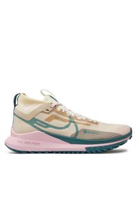 Nike Buty do biegania React Pegasus Trail 4 Gtx GORE-TEX DJ7929 100 Beżowy. Kolor: beżowy. Materiał: materiał. Technologia: Gore-Tex