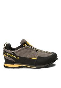 LA SPORTIVA - La Sportiva Trekkingi Boulder X 838GY Szary. Kolor: szary. Materiał: skóra, zamsz. Sport: turystyka piesza