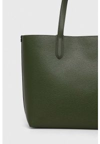 MICHAEL Michael Kors torebka skórzana dwustronna kolor zielony. Kolor: zielony. Materiał: skórzane. Rodzaj torebki: na ramię #2