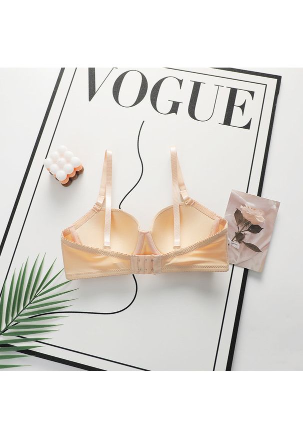 Intica - Biustonosz z usztywnieniem i regulowanymi ramiączkami na co dzień i specjalne okazje Halide. Kolor: czerwony. Materiał: materiał