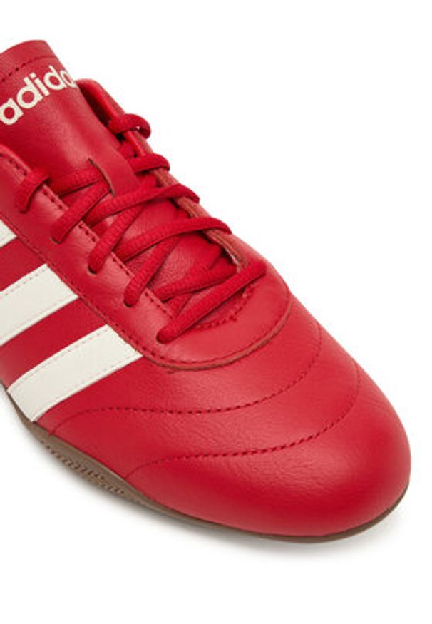 Adidas - adidas Sneakersy Grand Court Lo JQ9691 Czerwony. Kolor: czerwony. Materiał: skóra