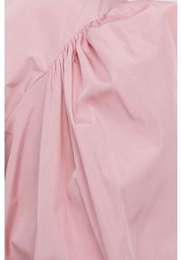 Red Valentino Sukienka kolor różowy mini prosta. Kolor: różowy. Materiał: tkanina. Wzór: gładki. Typ sukienki: proste. Długość: mini #4