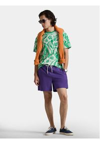 Polo Ralph Lauren T-Shirt 710B16614001 Zielony Regular Fit. Typ kołnierza: polo. Kolor: zielony. Materiał: bawełna #5