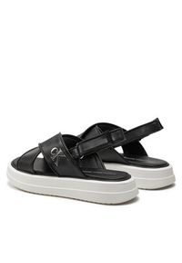 Calvin Klein Jeans Sandały Platform Sanadal V3A2-80831-1688 S Czarny. Kolor: czarny. Materiał: skóra #5