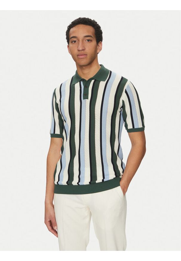 Liu Jo Sweter QA5031 MA71P Zielony Regular Fit. Kolor: zielony. Materiał: bawełna