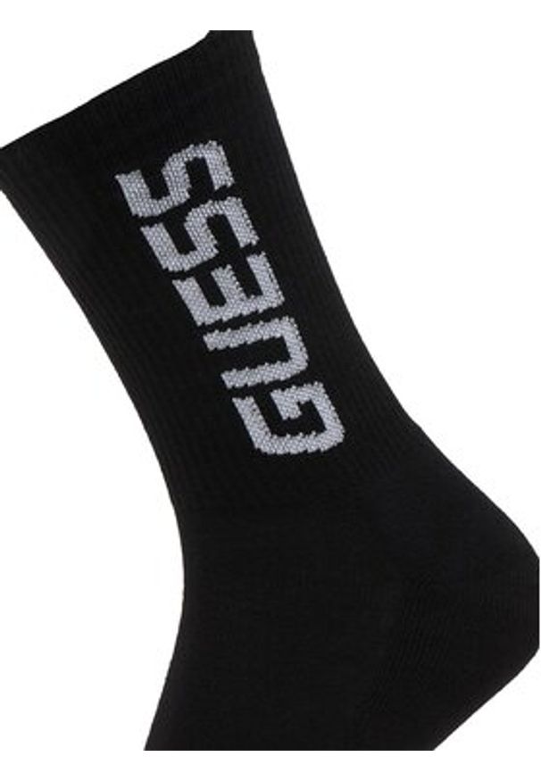 Guess Skarpety długie Z4YZ02 ZZ00I Czarny. Kolor: czarny. Materiał: bawełna