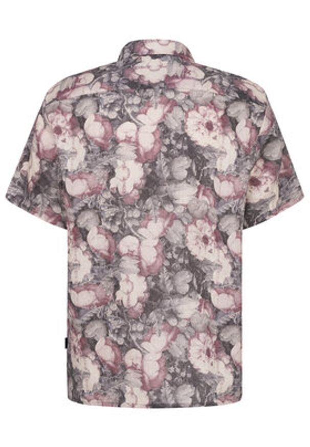 Bugatti Koszula 9253-78955C Brązowy Regular Fit. Kolor: brązowy. Materiał: len