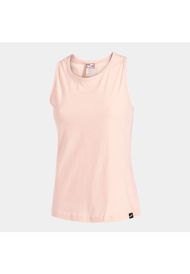 Tank top sportowy damski Joma Oasis. Kolor: różowy. Materiał: bawełna. Sport: fitness