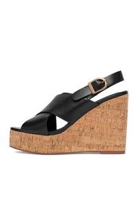 Badura Sandały C-ALANA-25-3-9YY Czarny. Kolor: czarny. Materiał: skóra #4