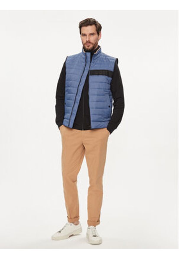 BOSS Kamizelka Darolan 50464300 Niebieski Regular Fit. Kolor: niebieski. Materiał: syntetyk
