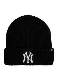 47 Brand Czapka MLB New York Yankees Thick Cord Logo 47 B-THCCK17ACE-BK Czarny. Kolor: czarny. Materiał: materiał, akryl
