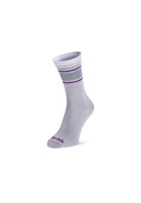 BRIDGEDALE - Skarpetki Bridgedale Everyday Ultra Lt Merino P Boot. Kolor: fioletowy, szary, wielokolorowy. Materiał: wełna. Sport: turystyka piesza