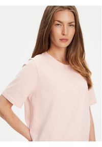 United Colors of Benetton - United Colors Of Benetton T-Shirt 3BVXD102P Różowy Regular Fit. Kolor: różowy. Materiał: bawełna #5