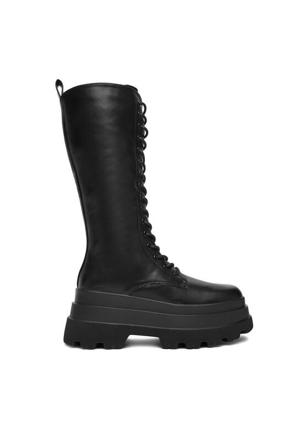 DeeZee Kozaki 2163-2 Czarny. Kolor: czarny. Materiał: syntetyk, materiał