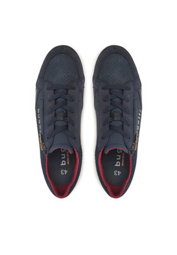 Bugatti Sneakersy 325-A3809-5950-4163 Granatowy. Kolor: niebieski. Materiał: skóra
