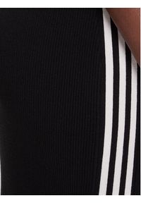 Adidas - adidas Spódnica ołówkowa adicolor Knit 3-Stripes JW2661 Czarny Regular Fit. Kolor: czarny. Materiał: wiskoza #5