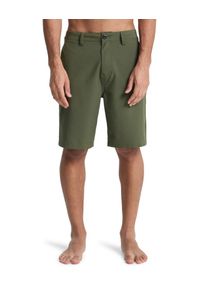 Quiksilver - Spodenki kąpielowe typu amphibian dla Mężczyzn UNION AMPH 20" Brązowy. Kolor: zielony. Materiał: elastan, poliester, materiał. Styl: sportowy
