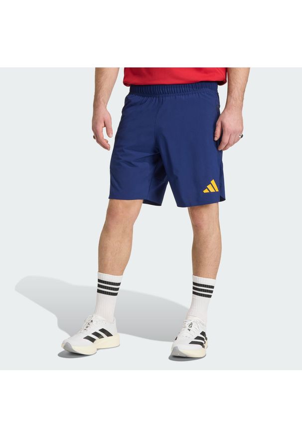 Adidas - Szorty Hiszpania Tiro Travel. Kolor: niebieski. Sport: fitness