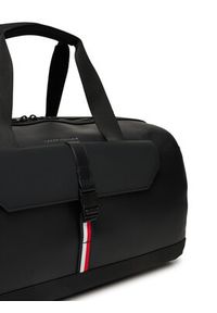 TOMMY HILFIGER - Tommy Hilfiger Torba Th Foundation Duffle AM0AM13481 Czarny. Kolor: czarny. Materiał: skóra #4