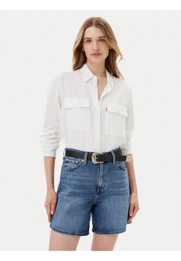 Levi's® Koszula Doreen A7467-0006 Biały Regular Fit. Kolor: biały. Materiał: bawełna