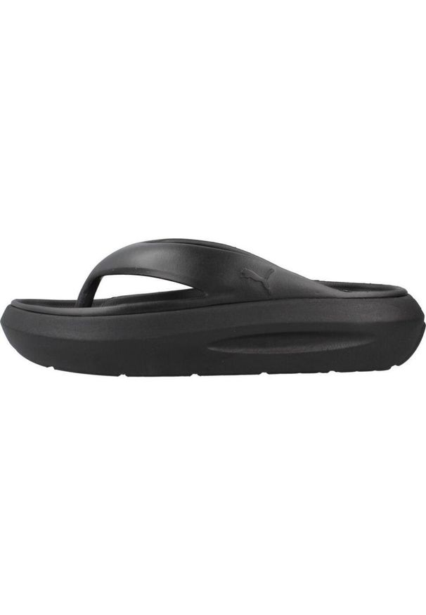 Puma - Sandały PUMA YELLOW FLATTER FLIP Czarny. Kolor: czarny. Materiał: guma