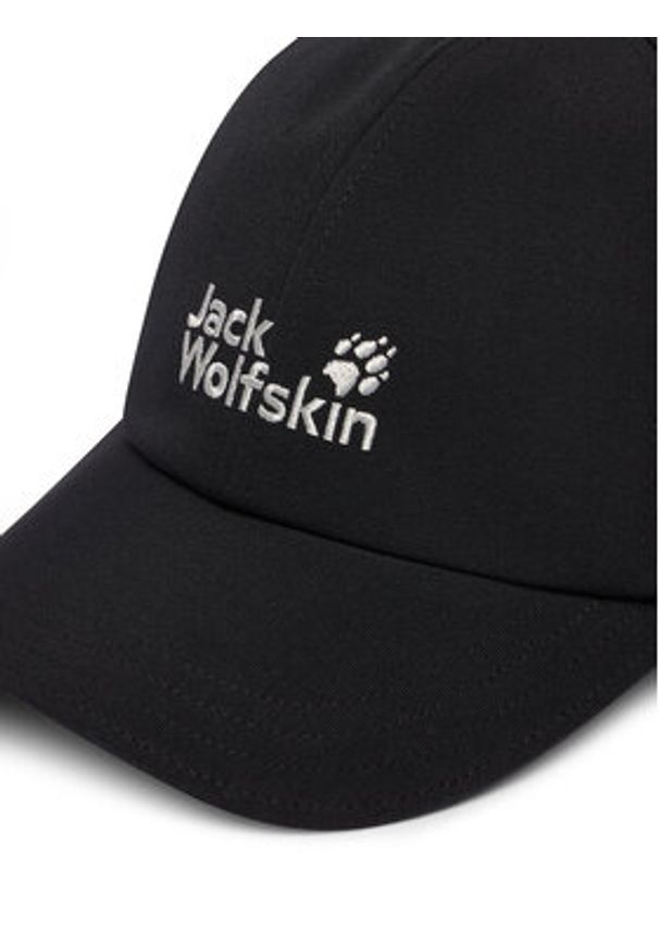 Jack Wolfskin Czapka z daszkiem Baseball Cap A65769 Czarny. Kolor: czarny. Materiał: poliester