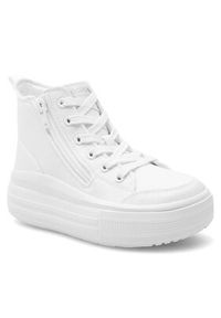 skechers - Skechers Sneakersy 310253L WHT Biały. Kolor: biały. Materiał: materiał #6