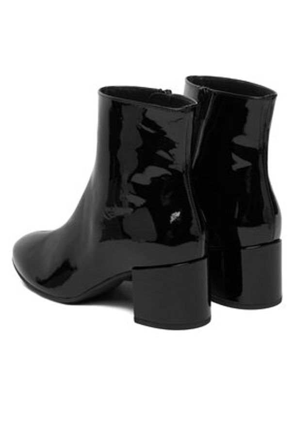 HÖGL Botki 0-184104-01000 Czarny. Kolor: czarny. Materiał: lakier, skóra