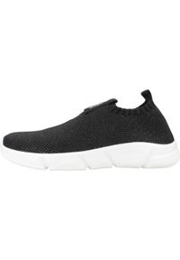 Buty juniorskie Geox Aril. Kolor: czarny. Materiał: tkanina