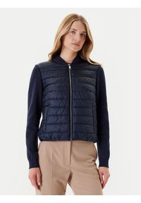 BOSS Kurtka bomber Pidina 50543236 Granatowy Regular Fit. Kolor: niebieski. Materiał: syntetyk