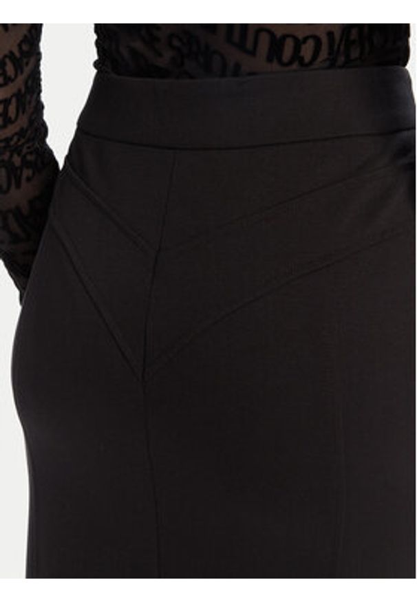 Versace Jeans Couture Spódnica ołówkowa 79HAE807 J0092 Czarny Slim Fit. Kolor: czarny. Materiał: syntetyk