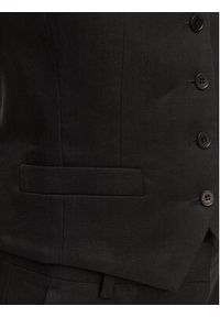 Weekend Max Mara Kamizelka garniturowa Pace 2615151012 Czarny Regular Fit. Kolor: czarny. Materiał: len #2