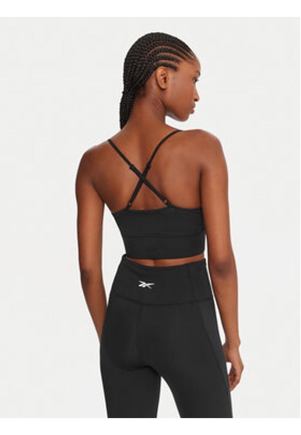 Reebok Biustonosz sportowy Reebok X Ewa Chodakowska RK25310CCW Czarny. Kolor: czarny. Materiał: syntetyk