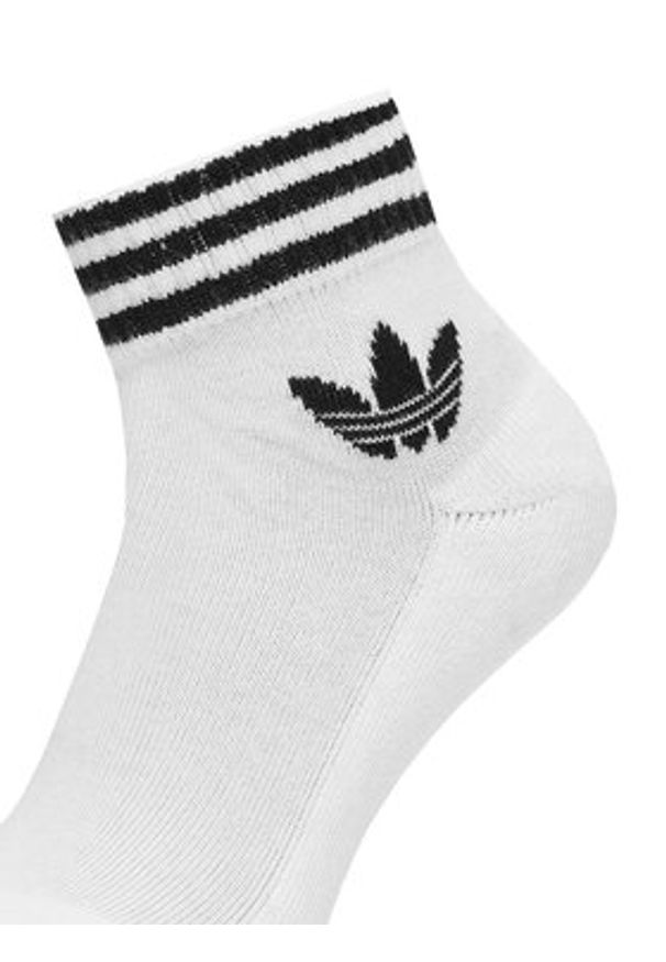 Adidas - adidas Skarpety długie 3-Stripes JV7437 Kolorowy. Materiał: bawełna. Wzór: kolorowy