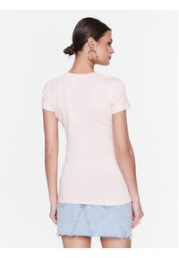 Guess T-Shirt Adriana W3RI50 J1314 Różowy Slim Fit. Kolor: różowy. Materiał: bawełna #5