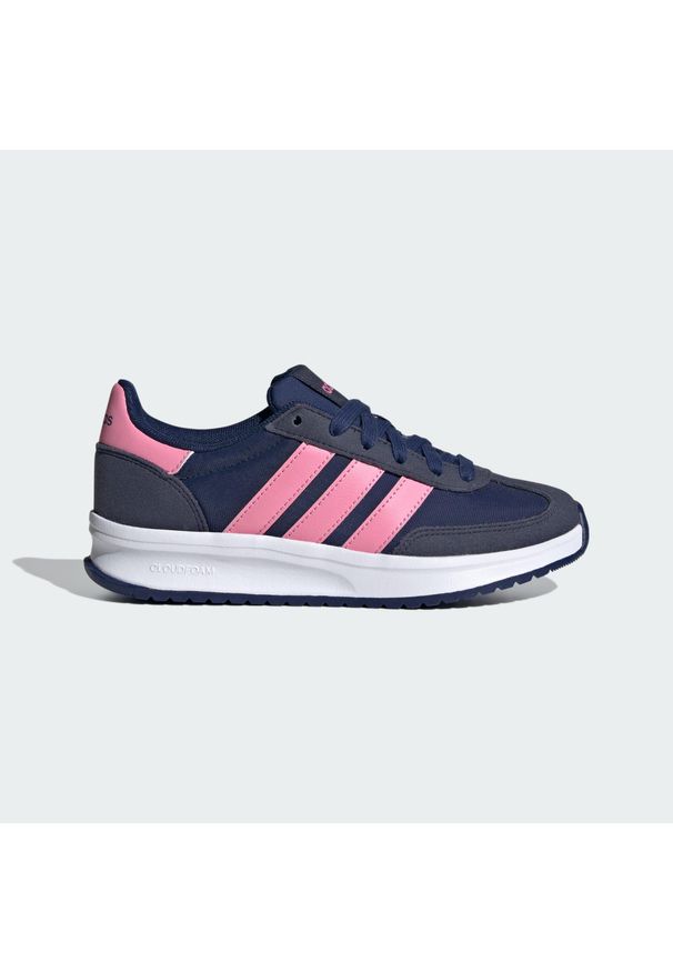 Adidas - Buty Run 70s 2.0 Kids. Kolor: niebieski, różowy, wielokolorowy. Materiał: materiał. Styl: sportowy. Sport: bieganie