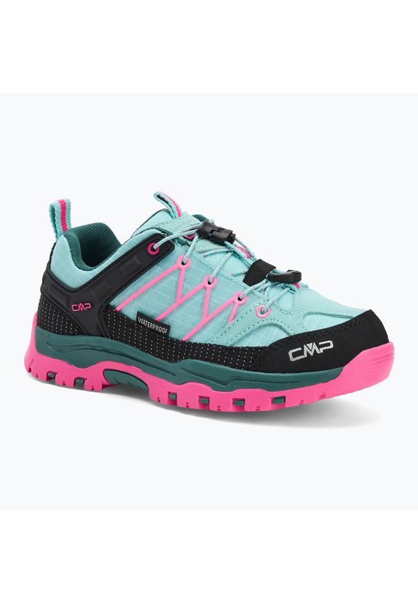 Buty trekkingowe dziecięce CMP Rigel Low Wp. Kolor: zielony. Sport: turystyka piesza