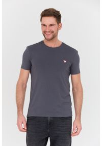 Guess - GUESS Grafitowy męski t-shirt Core Tee Str, Rozmiar M. Kolor: szary #1