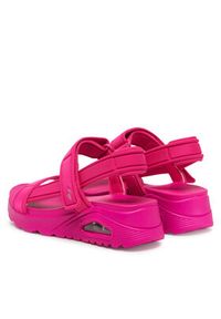 skechers - Skechers Sandały Uno-Fun Stand 119814/HTPK Różowy. Kolor: różowy. Materiał: materiał #4