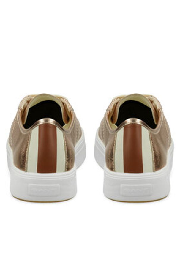 GANT - Gant Sneakersy 30531830 Złoty. Kolor: złoty. Materiał: skóra