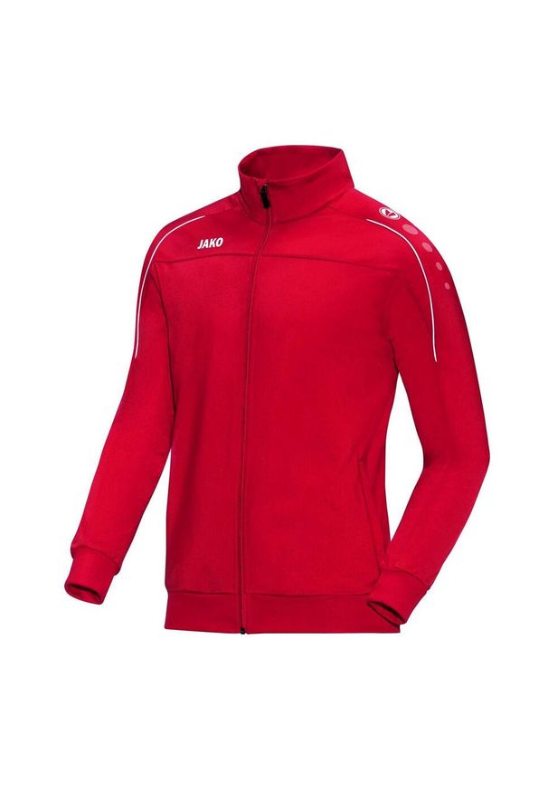 Dres Jako polyester Classico. Kolor: czerwony. Materiał: dresówka