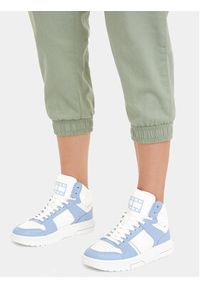 Tommy Jeans Sneakersy The Brooklyn Mid Top EN0EN02561 Niebieski. Kolor: niebieski. Materiał: skóra #4