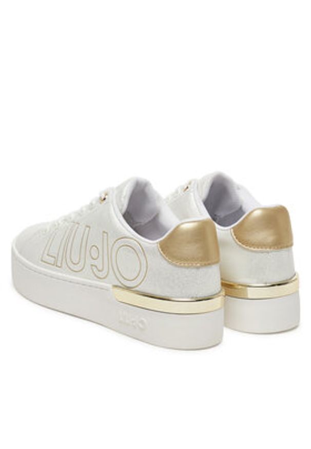 Liu Jo Sneakersy 4A5703 EX099 Biały. Kolor: biały. Materiał: skóra