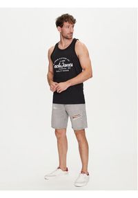 Jack & Jones Szorty jeansowe Jjichris 12253755 Szary Relaxed Fit. Kolor: szary. Materiał: bawełna
